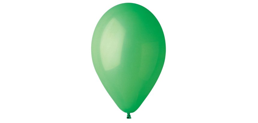 Palloncino - diametro 26 cm - lattice - verde - Big Party - conf. 25 pezzi