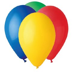 Palloncino - diametro 26 cm - lattice - colori assortiti - Big Party - conf. 25 pezzi