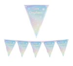 Festone bandiere Soft Rainbow - Buon Compleanno - 3 mt - Big Party