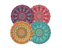 Piatto Mandala - diametro 20 cm - carta - Big Party - conf. 8 pezzi