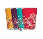 Bicchiere Mandala - 200 ml - carta - Big Party - conf. 8 pezzi