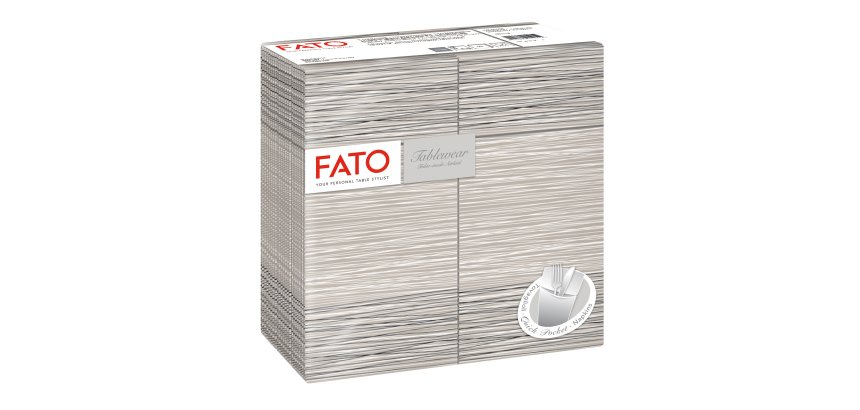 Quick pocket linea Millerighe - 40 x 40 cm - polvere - Fato - conf. 40 pezzi