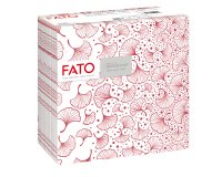 Tovagliolo linea AirLaid - carta - 40 x 40 cm - biloba/bordeaux - Fato - conf. 50 pezzi