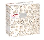 Tovagliolo linea AirLaid - carta - 40 x 40 cm - biloba/nocciola - Fato - conf. 50 pezzi