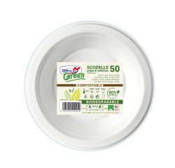 Scodella biodegradabile - 450 ml - Dopla Green - conf. 50 pezzi