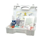 Valigetta per assorbimento liquidi biologici - con polvere addensante - 28,5 x 21 x 8,7 cm- bianco - PVS