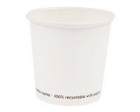 Bicchiere in carta - 200 ml - bianco - Signor Bio - conf. 50 pezzi
