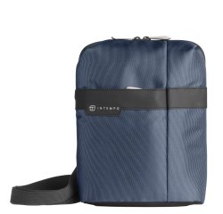 Tracolla City Bag Job - 21 x 28 x 6 cm - tessuto tecnico - blu - In Tempo