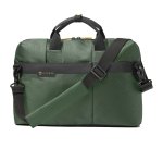 Borsa Office Bag Job slim - 43 x 33 x 10 cm - tessuto tecnico - verde - In Tempo