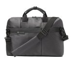 Borsa Office Bag Job slim - 43 x 33 x 10 cm - tessuto tecnico - antracite - In Tempo