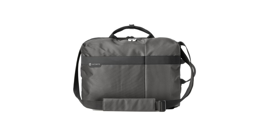 Borsa Big-Bag Job - 43 x 33 x 16 cm - tessuto tecnico - antracite - In Tempo