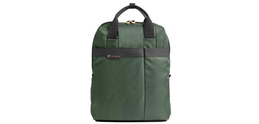 Zaino Job - 31 x 45 x 15 cm - tessuto tecnico - verde - In Tempo