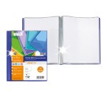 Portalistini Asso TI - personalizzabile - PP liscio - 15 x 21 cm - 40 buste -  blu - Sei Rota