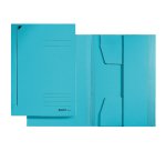 Cartellina 3 lembi - 430 gr - 24,3 x 34 cm - azzurro - Leitz