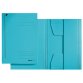 Cartellina 3 lembi - 430 gr - 24,3 x 34 cm - azzurro - Leitz