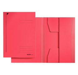 Cartellina 3 lembi - 430 gr - 24,3 x 34 cm - rosso - Leitz
