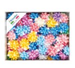 Stelle di nastro liscio 6800 - 10 mm x diam. 5 cm - colori assortiti primavera - Brizzolari - conf. 100 pezzi