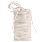 Cordone di canapa - 3 mm x 50 m - bianco 01 - Brizzolari