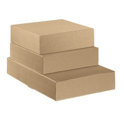 Scatola cantinetta - 2 bottiglie - 34 x 18,5 x 9 cm - cartone onda - avana - Scotton