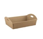 Cesto - 32 x 22 x 8,5 cm - cartone onda - avana - Scotton