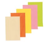 Busta regalo Spring - 16 x 25 cm - 45 gr - carta - 5 colori assortiti - PNP - conf. 50 pezzi
