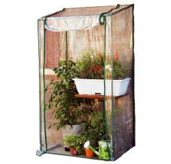 Serra Buganvillea - senza ripiani - 100 x 170/190 cm - PVC - verde/trasparente - Verdemax