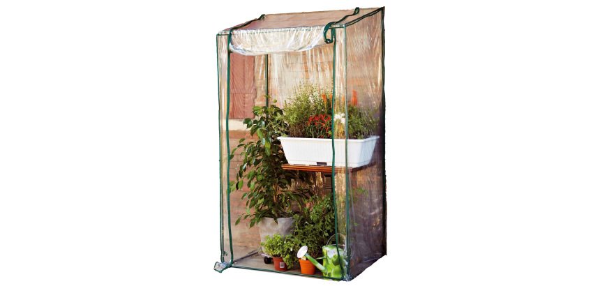Serra Buganvillea - senza ripiani - 100 x 170/190 cm - PVC - verde/trasparente - Verdemax
