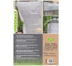 Telo occhiellato - per coperture - 3 x 3 m - PE/rafia - bianco - Verdemax