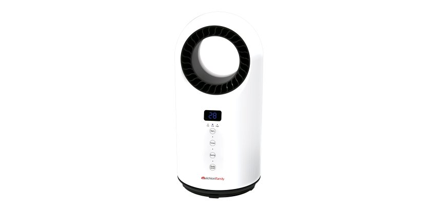Termoventilatore ceramico Storm - senza pale - 1500 W - bianco - Melchioni family