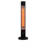 Stufa a torre Hot Tagon - con timer - 2000 W - 31 x 24,5 x 114 cm - nero - CFG