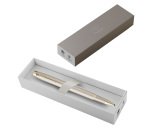 Penna roller IM Monochrome - punta F - champagne - Parker