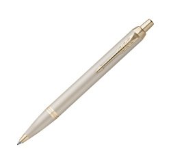Penna sfera IM Monochrome - punta M - champagne - Parker