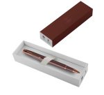 Penna roller IM Monochrome - punta F - burgundy - Parker