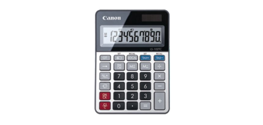 Canon - Calcolatrice LS-102TC - Grigio - 2471C001