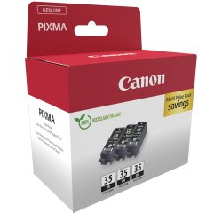 Canon - Confezione 3 Cartucce Ink PGI-35 - Nero - 2970B017