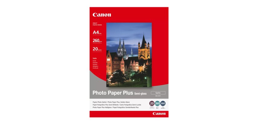 Canon - Canon Carta fotografica Plus Semi-Gloss SG-201 - A4 - 20 Fogli - 1686B021
