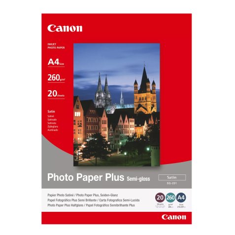 Canon - Canon Carta fotografica Plus Semi-Gloss SG-201 - A4 - 20 Fogli - 1686B021