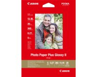 Canon - Carta fotografia lucida PP-201 II Plus - 5 x 7 " - 20 Fogli - 2311B018
