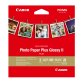 Canon - Carta fotografica Plus Glossy II PP-201 - 5 x 5 " - 20 Fogli - 2311B060