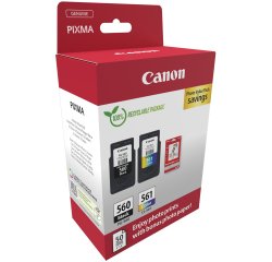 Canon - Cartuccia Ink CRG PG-560/CL-561 - con Confezione Fogli - 3713C008