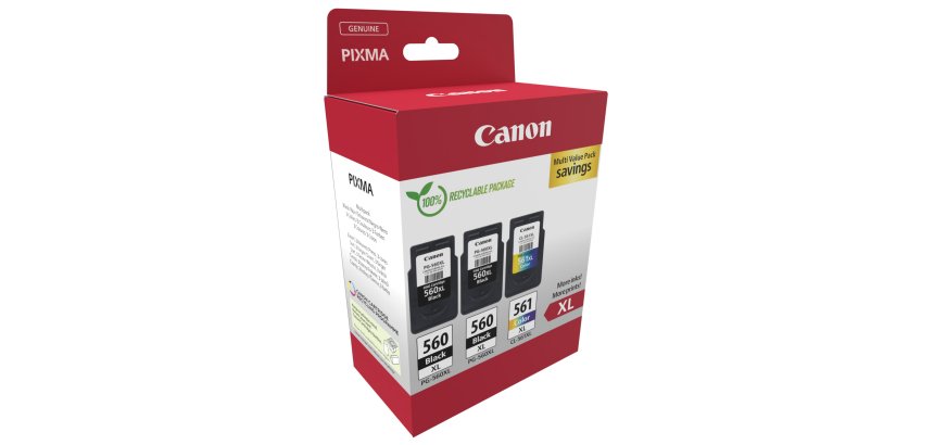 Canon - Cartuccia Ink MultiPack PG-560XLx2/CL-561XL - 3712C009