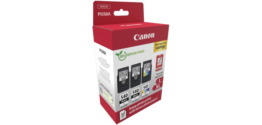 Canon - Cartuccia Ink PG-540Lx2/CL-541XL - con Confezione Fogli - 5224B015