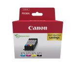 Canon - Cartuccia ink Multipack  - BK/C/M/Y -  CL-571 - 0386C009