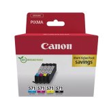 Canon - Cartuccia ink Multipack  - BK/C/M/Y -  CL-571 - 0386C009