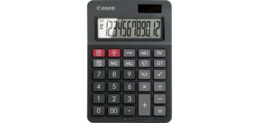 Calcolatrice visiva AS-120 - da tavolo - grigio - Canon