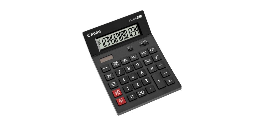 Canon - calcolatrice visiva da tavolo - AS2400HB, a 14 cifre