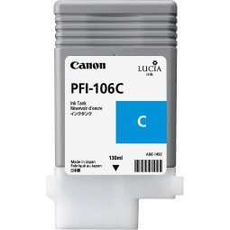 Canon PFI-106 C - cyan - original - ink tank