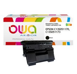 En_toner remanufacturé owa - haute capacité - noir - pour epson c13s051170, c13s051173