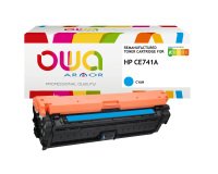 En_toner remanufacturé owa - standard - cyan - pour hp ce741a