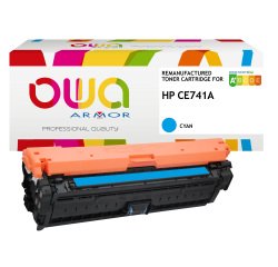 En_toner remanufacturé owa - standard - cyan - pour hp ce741a